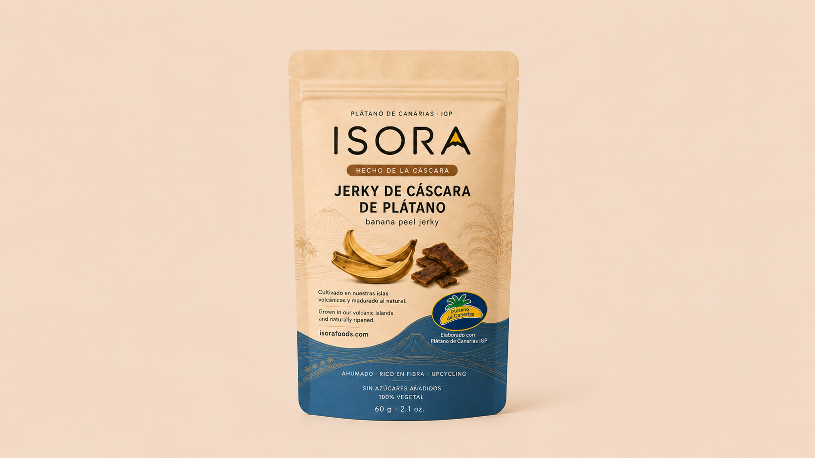 Bolsa de Jerky de cáscara de plátano ISORA